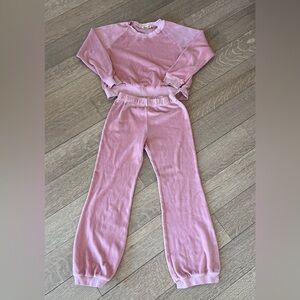 Suzi Kondi Kids Velour Sweatshirt and Pants set